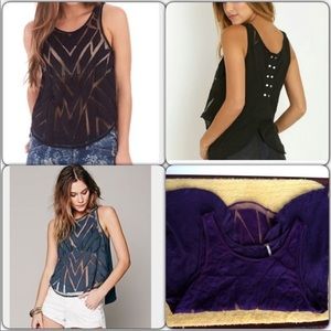 Free People Split Back Tank